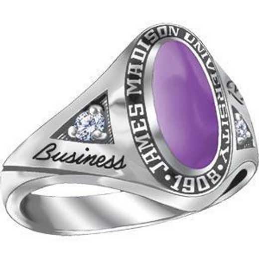 James Madison University Class of 2013 Women's Signature Ring with Diamonds