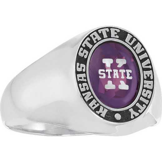 Kansas State University Salina Women's Stone Ring