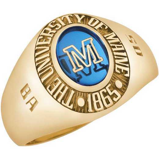 University of Maine Women's Small Stone Ring with Encrusting