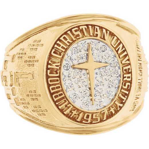Lubbock Christian University Men's Large Traditional Ring