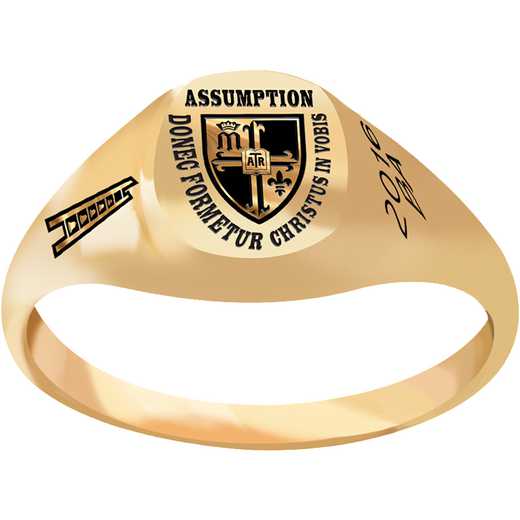 Assumption University Small Signet Ring