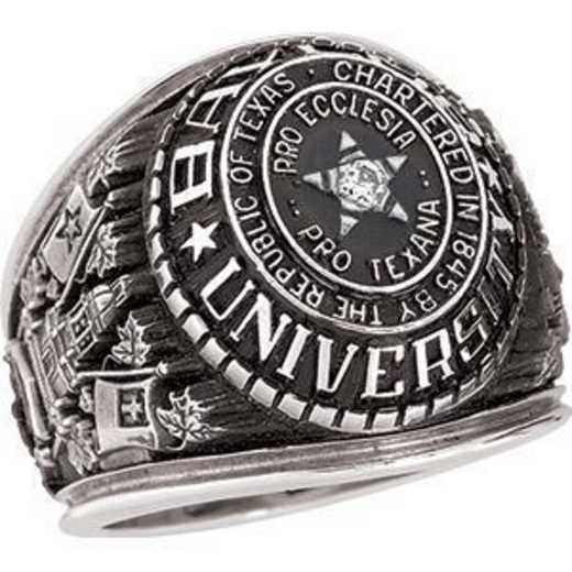 Baylor Men's Traditional Ring with Point Size Stone