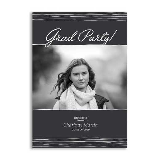 Timeless Black and White Party Invitations