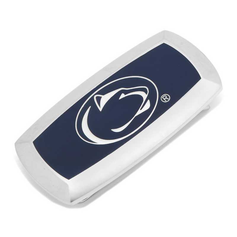 Sterling Silver LogoArt Official Licensed Collegiate Penn State University PSU Money Clip Crest