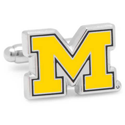 PD-UMW-SL: University of Michigan Wolverines Cufflinks