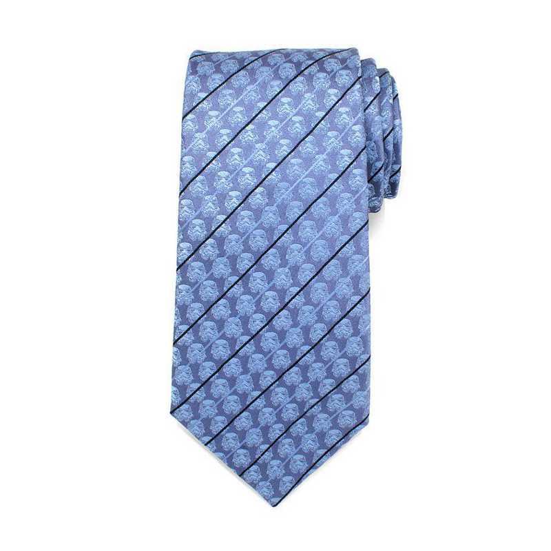 Officially Licensed Star Wars Stormtrooper Blue Modern Stripe Men/'s Tie