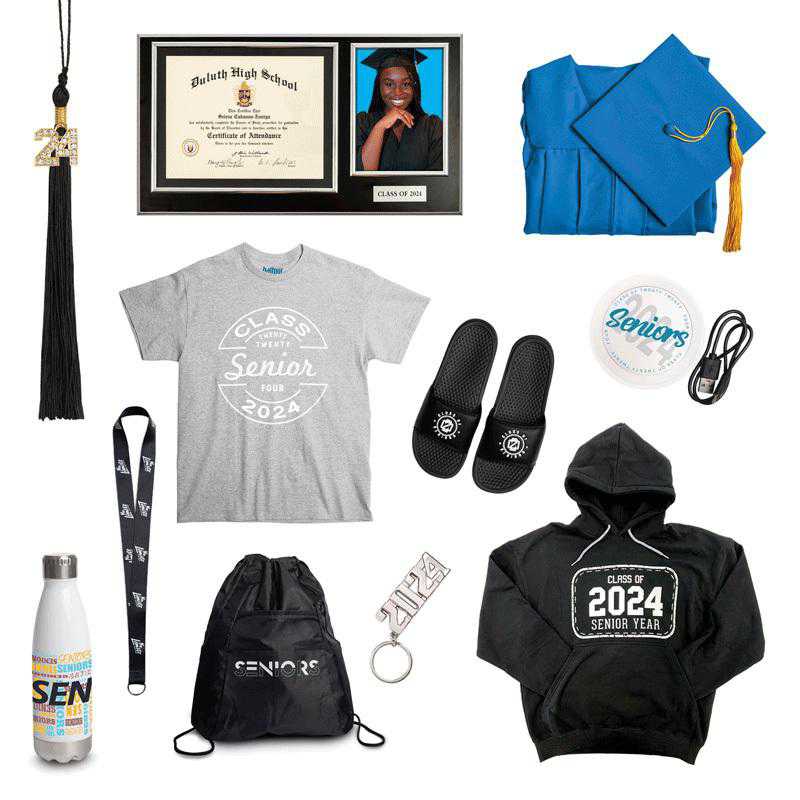 Senior Package- Has it all from Wearables to Annoucements- Grad