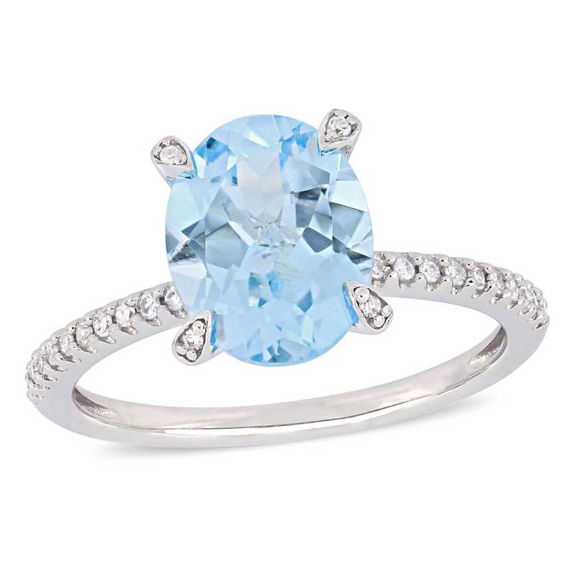 oval blue topaz