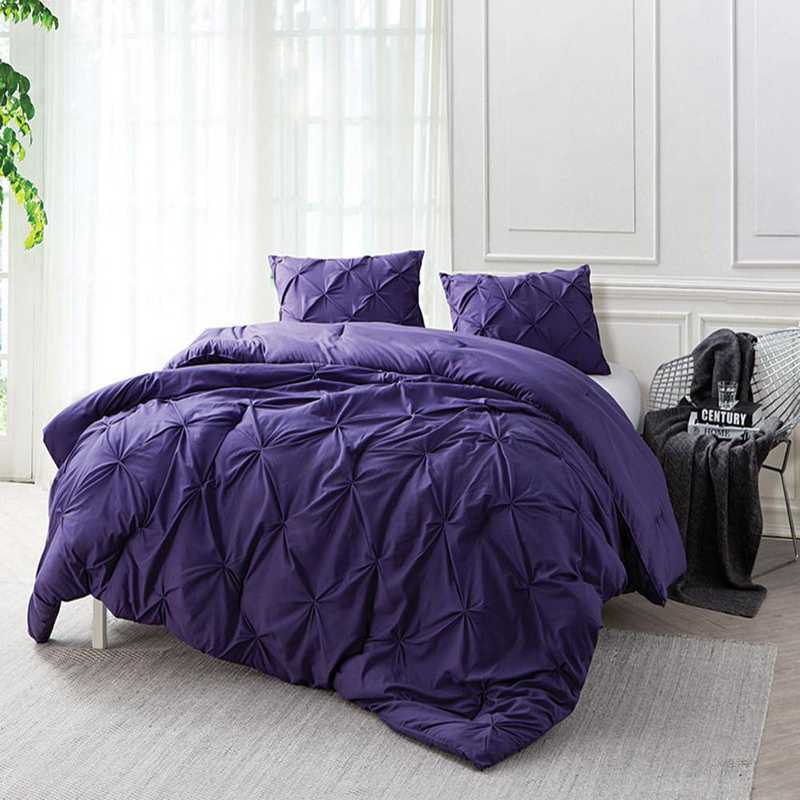 Purple Reign Pin Tuck Twin Xl Dorm Comforter