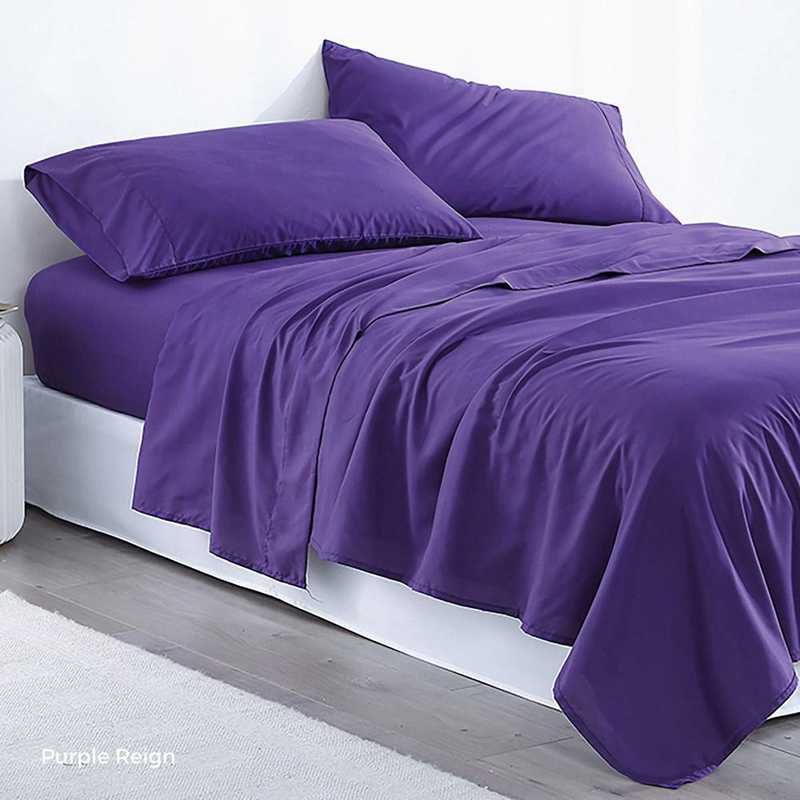 purple twin xl sheet set