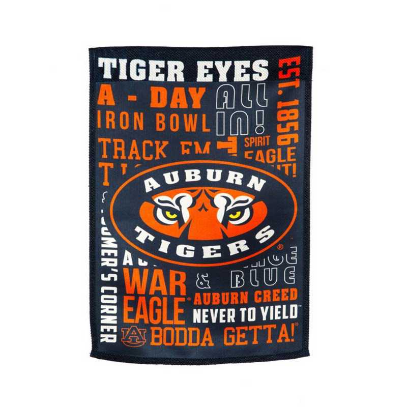 Auburn Tigers Orange Garden Flag - 13x18 Inch Officially Licensed College Banner