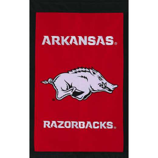 16911E: EG Arkansas Applique Garden Flag