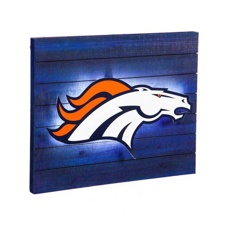 Denver Broncos Lit Wall Da C Cor