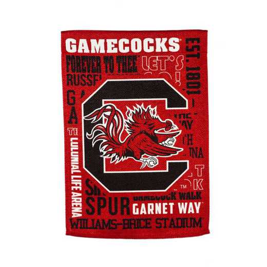 13ES954FR: EG South Carolina Fan Rules Flag