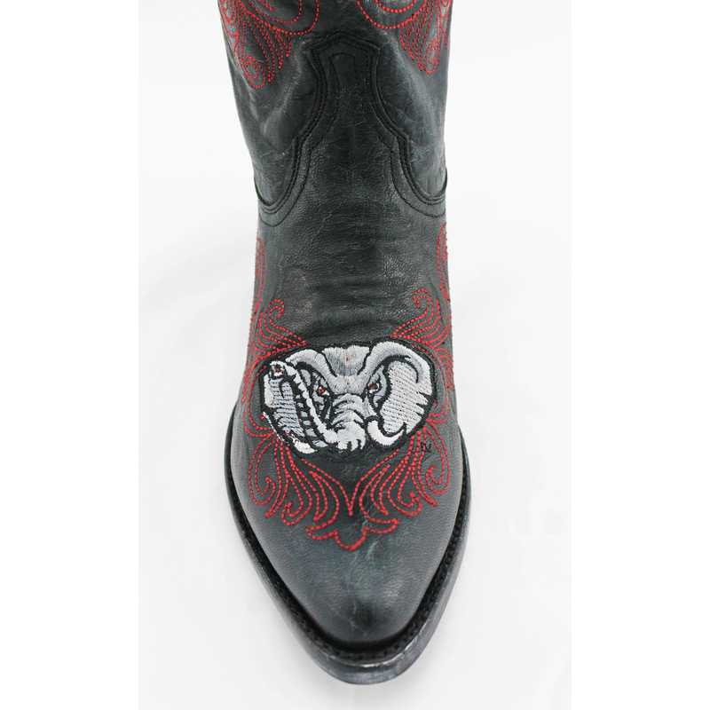 Women S 13 University Of Alabama Crimson Tide Black Cowboy Boots By Gameday Boots