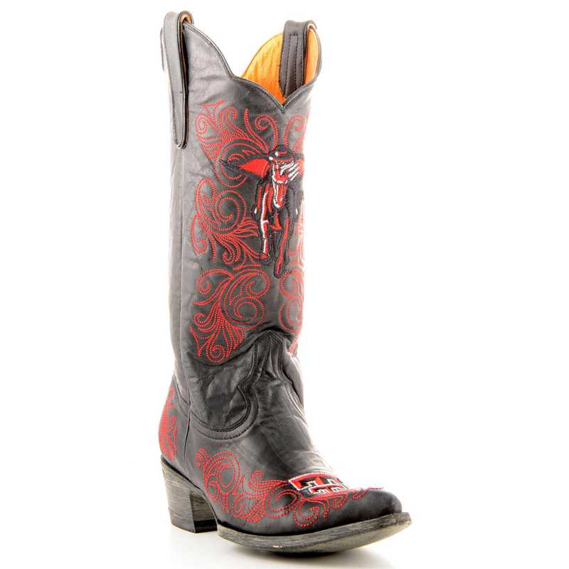 red and black cowgirl boots