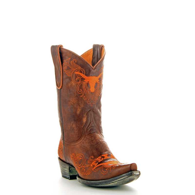 orange cowgirl boots
