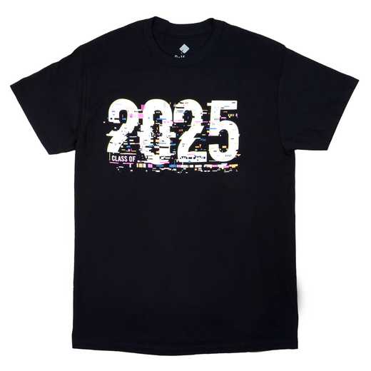 2025 Glitch T-Shirt, Heather Black