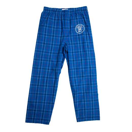 Men's Class off 2024 Flannel Pajama Pants, Blue