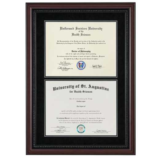 DOUBLE DIPLOMA FRAMES - SHOP BY STYLE - DIPLOMA FRAMES - COLLECTIONS