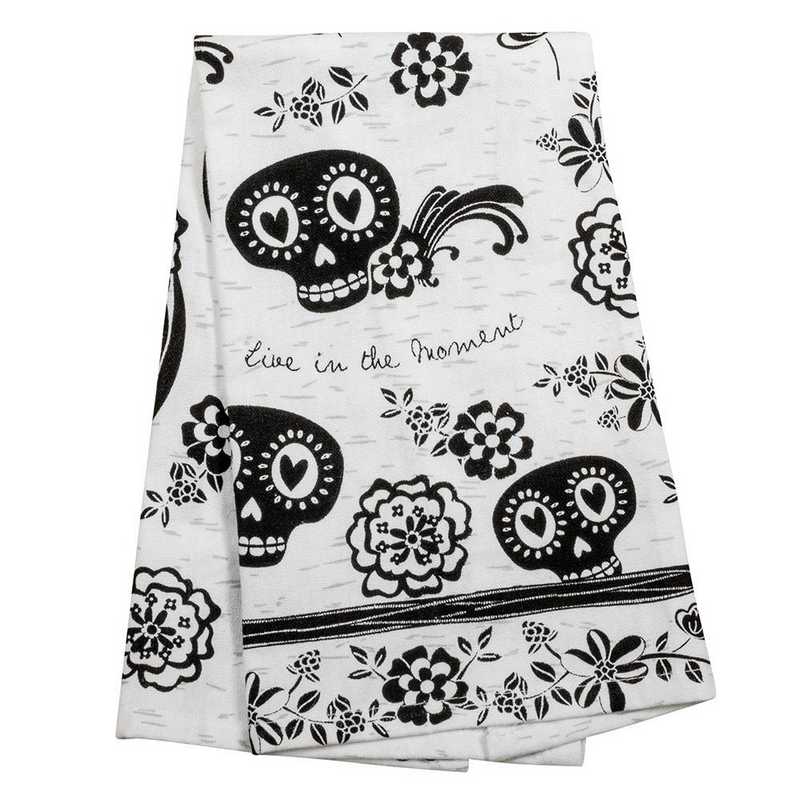 Karma Boho Tea Towel Sugar Skull