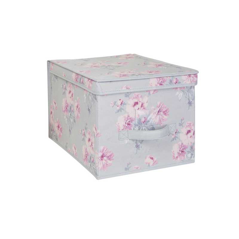 Floral Pattern Storage Box / Storage Boxes Blossom : Lids storage box ...