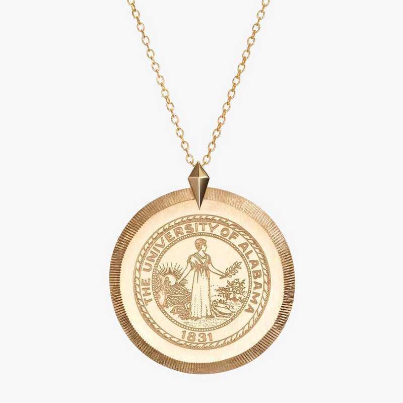 14K Yellow Gold Graduation Cap Diploma on an Adjustable 14K Yellow Gold Chain Necklace