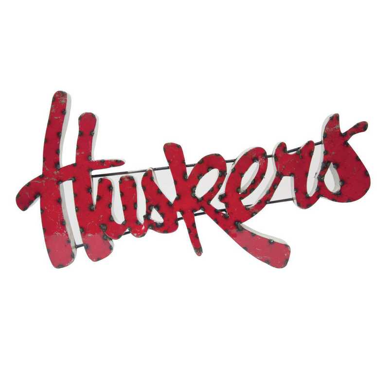 Nebraska Huskers Collegiate Metal Sign