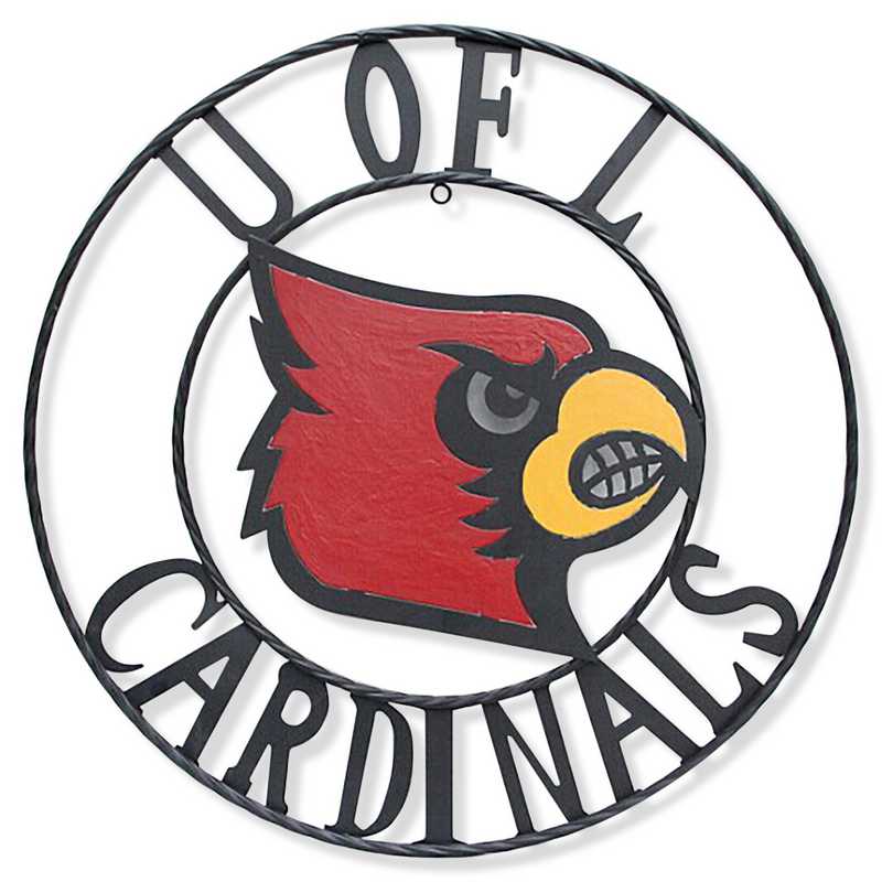 Louisville Cardinals 18 Round Collegiate Sign