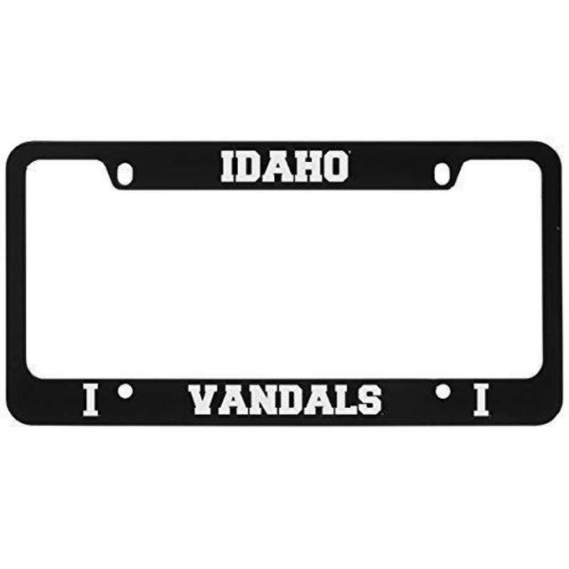 University Of Idaho Metal License Plate Frame Black