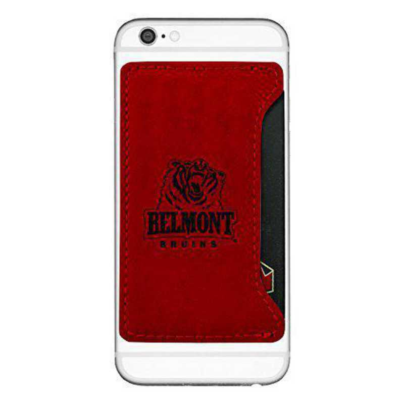 Belmont University Cell Phone Card Holder Red