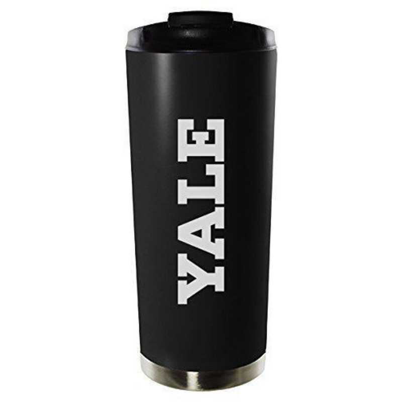 Yale University 16oz Stainless Steel Vacuum Insulated Travel Mug Tumbler Black