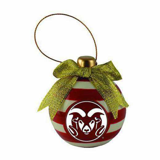 CER-4022-CSU-LRG: LXG CERAMIC BALL ORN, Colorado State