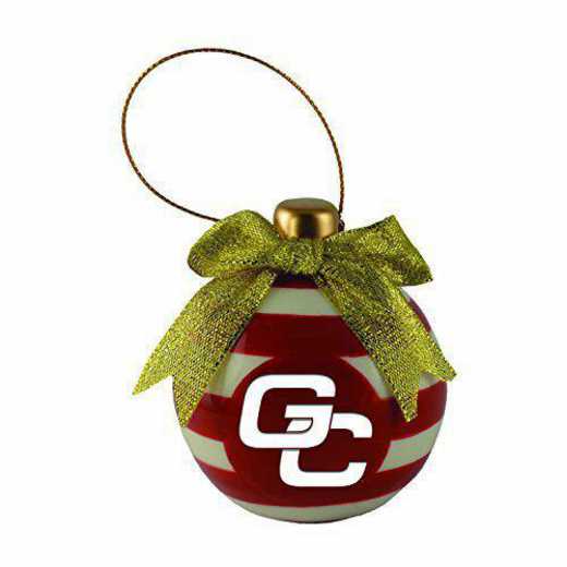 CER-4022-GCSU-SMA: LXG CERAMIC BALL ORN, Georgia College