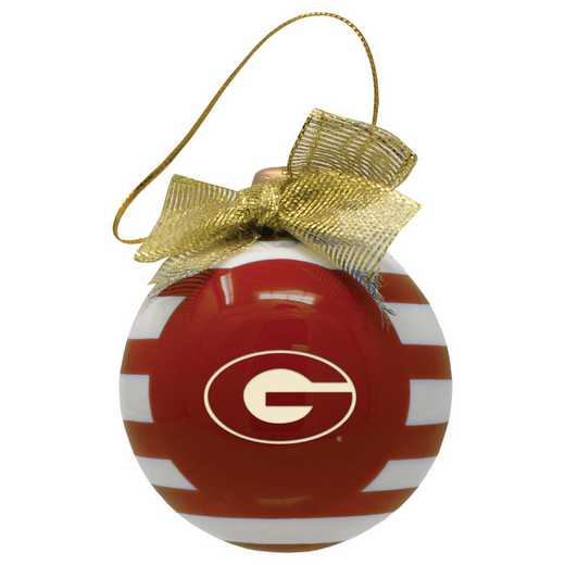 CER-4022-GRAMBST-CLC: LXG CERAMIC BALL ORN, Grambling State