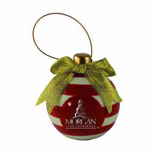 CER-4022-MORGANST-CLC: LXG CERAMIC BALL ORN, Morgan State