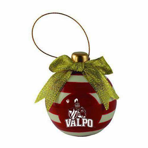 CER-4022-VALPA-LRG: LXG CERAMIC BALL ORN, Valparaiso University