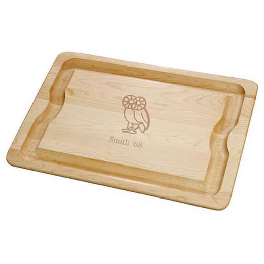 615789375326: Rice UNIV Maple Cutting Board by M.LaHart & Co.