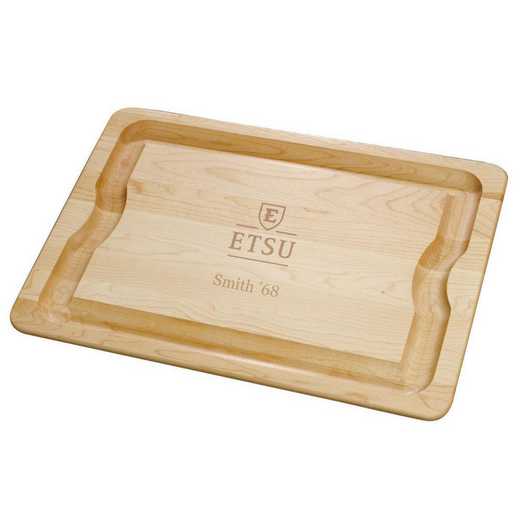 615789922773: East Tennessee ST UNIV Maple Cutting Board by M.LaHart & Co.