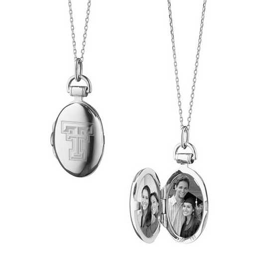 615789600268: Texas Tech Monica Rich Kosann Petite Locket