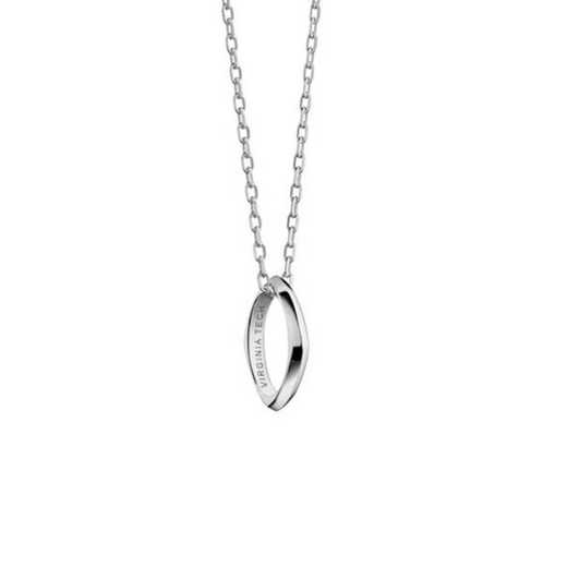 615789089667: Virginia Tech Monica Rich Kosann Poesy Ring Necklace