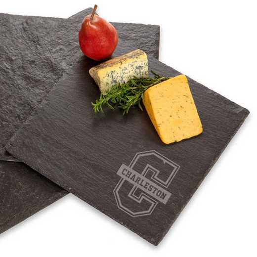 615789860341: College of Charleston Slate Server by M.LaHart & Co.