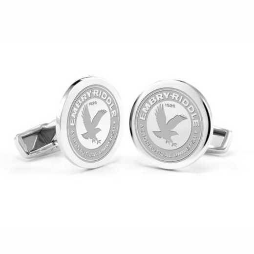 615789971757: Embry-Riddle Cufflinks in Sterling Silver