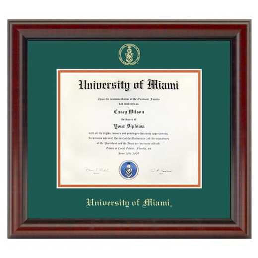 615789098676: University of Miami Diploma Frame- the Fidelitas