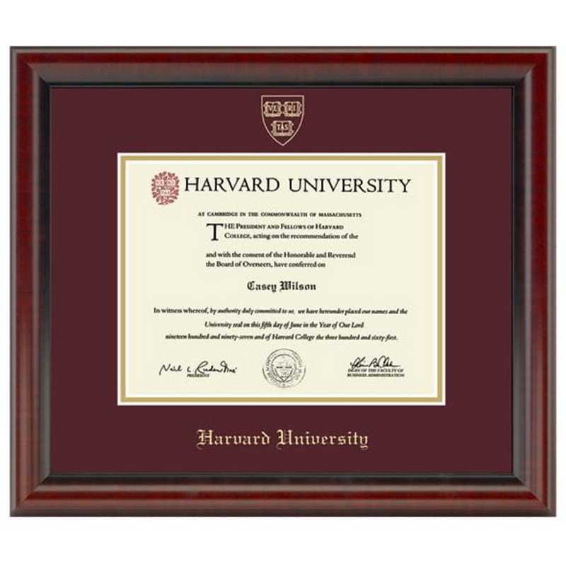 harvard law degree certificate