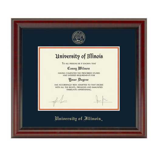 615789546900: University of Illinois Diploma Frame- the Fidelitas