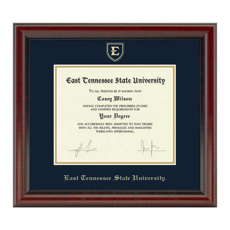 615789653554: East Tennessee State University Diploma Frame- the Fidelitas