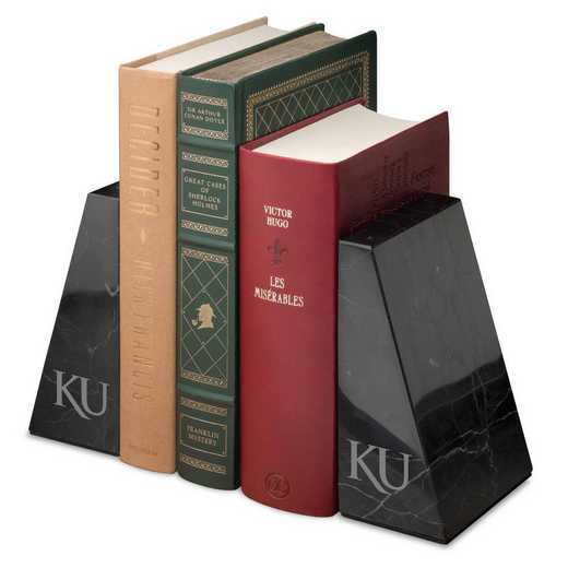 615789497851: Univ of Kansas Marble Bookends