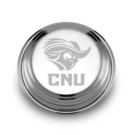 615789115953: Christopher Newport Univ Pewter Paperweight