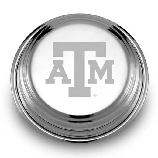 615789169147: Texas A&M Univ Pewter Paperweight